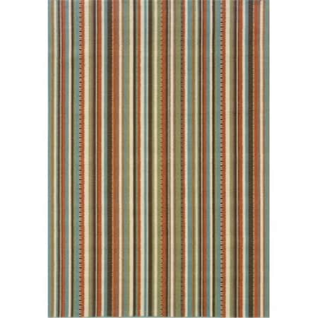 Sphinx By Oriental Weavers Rug, Montego 6996C 8x11 Rectangle - Green/ Blue-Polypropylene M6996C240330ST